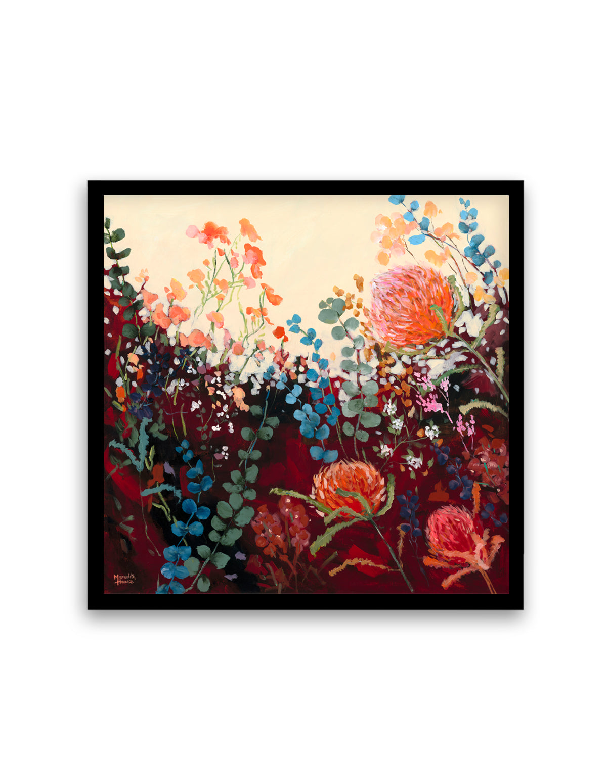 Orange Iris Vintage by Meredith Howse | Art Print