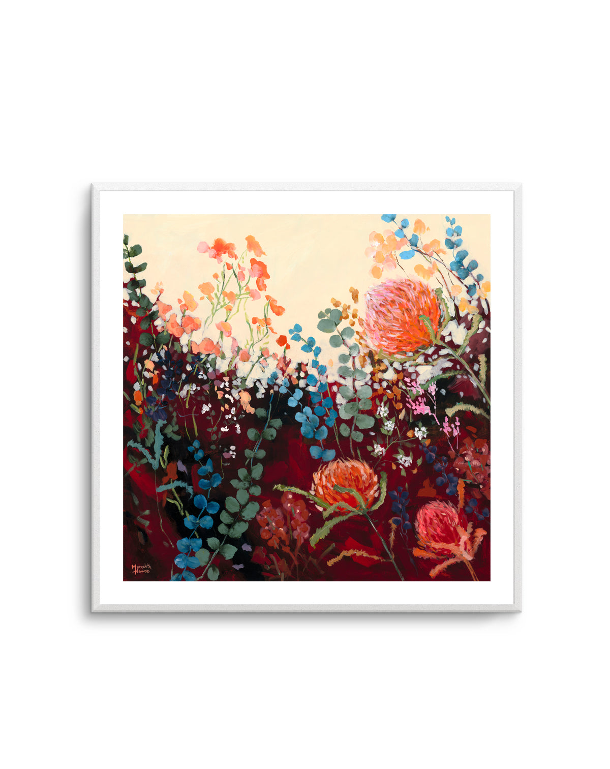 Orange Iris Vintage by Meredith Howse | Art Print