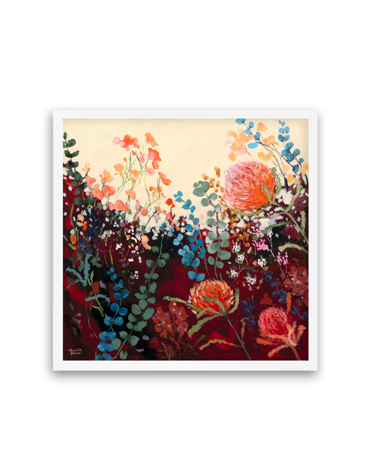 Orange Iris Vintage by Meredith Howse | Art Print