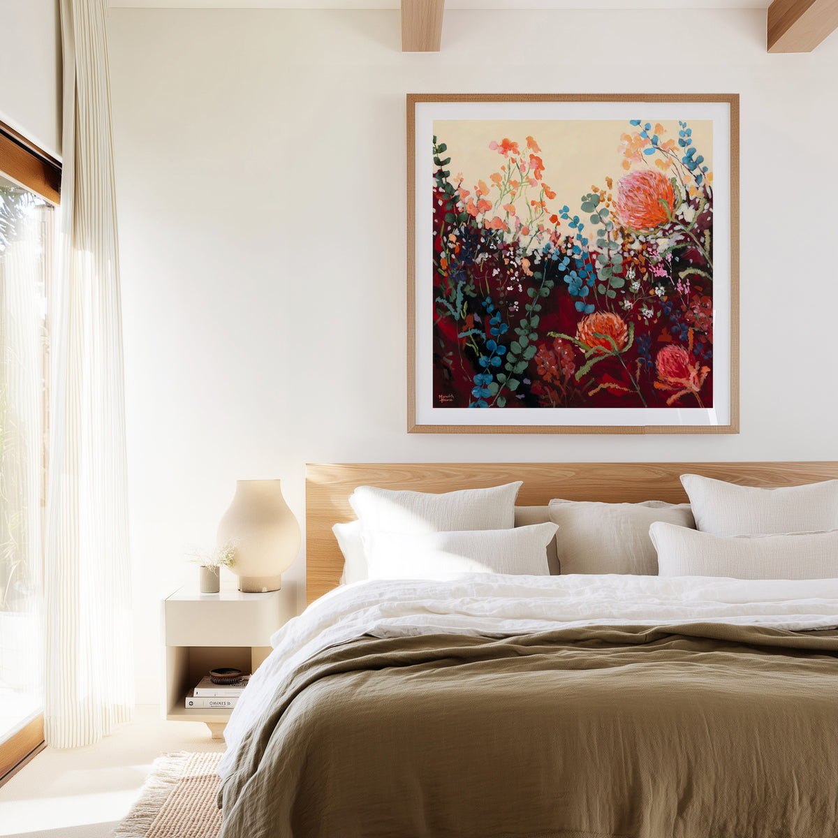 Orange Iris Vintage by Meredith Howse | Art Print