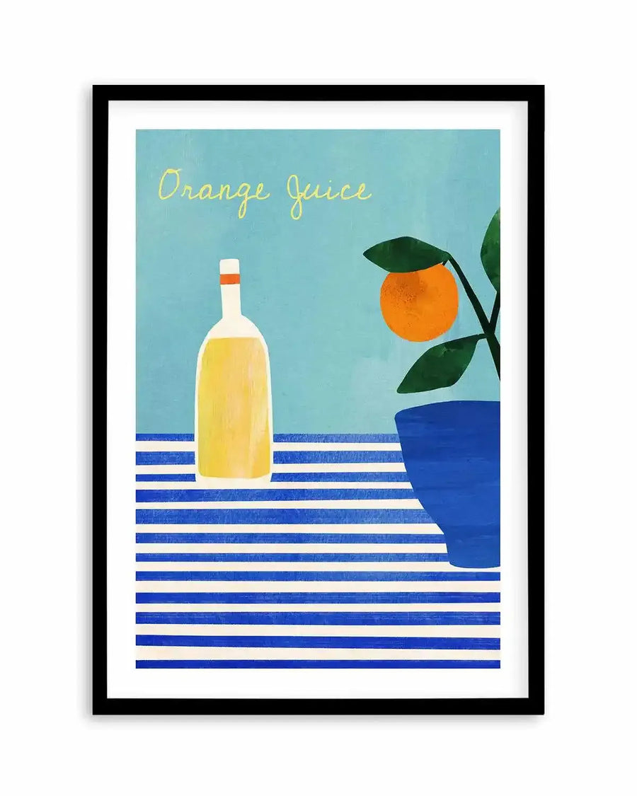 Orange Juice by Henry Rivers Art Print from Olive et Oriel where you can shop wallpaper and artworks online