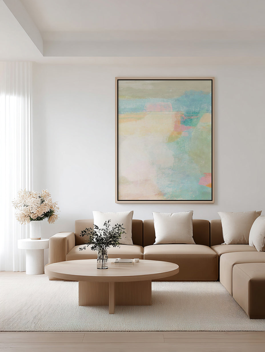 Orange Sweep 2 by Suzanne Nicoll | Framed Canvas Art Print