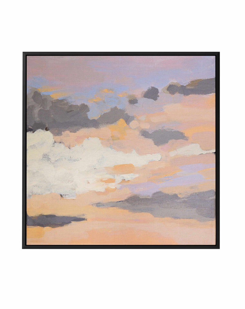 Orange Sunset by Shina Choi | Framed Canvas Art Print