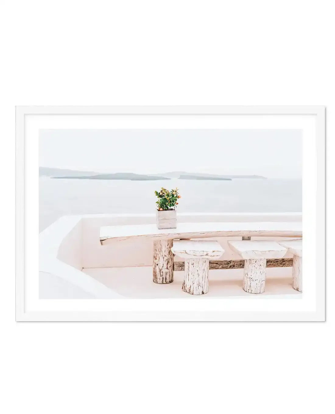 Orange Tree | Santorini Art Print-Shop Greece Wall Art Prints Online with Olive et Oriel - Our collection of Greek Islands art prints offer unique wall art including blue domes of Santorini in Oia, mediterranean sea prints and incredible posters from Milos and other Greece landscape photography - this collection will add mediterranean blue to your home, perfect for updating the walls in coastal, beach house style. There is Greece art on canvas and extra large wall art with fast, free shipping ac