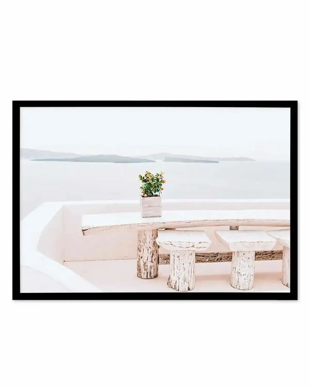 Orange Tree | Santorini Art Print from Olive et Oriel where you can shop wallpaper and artworks online