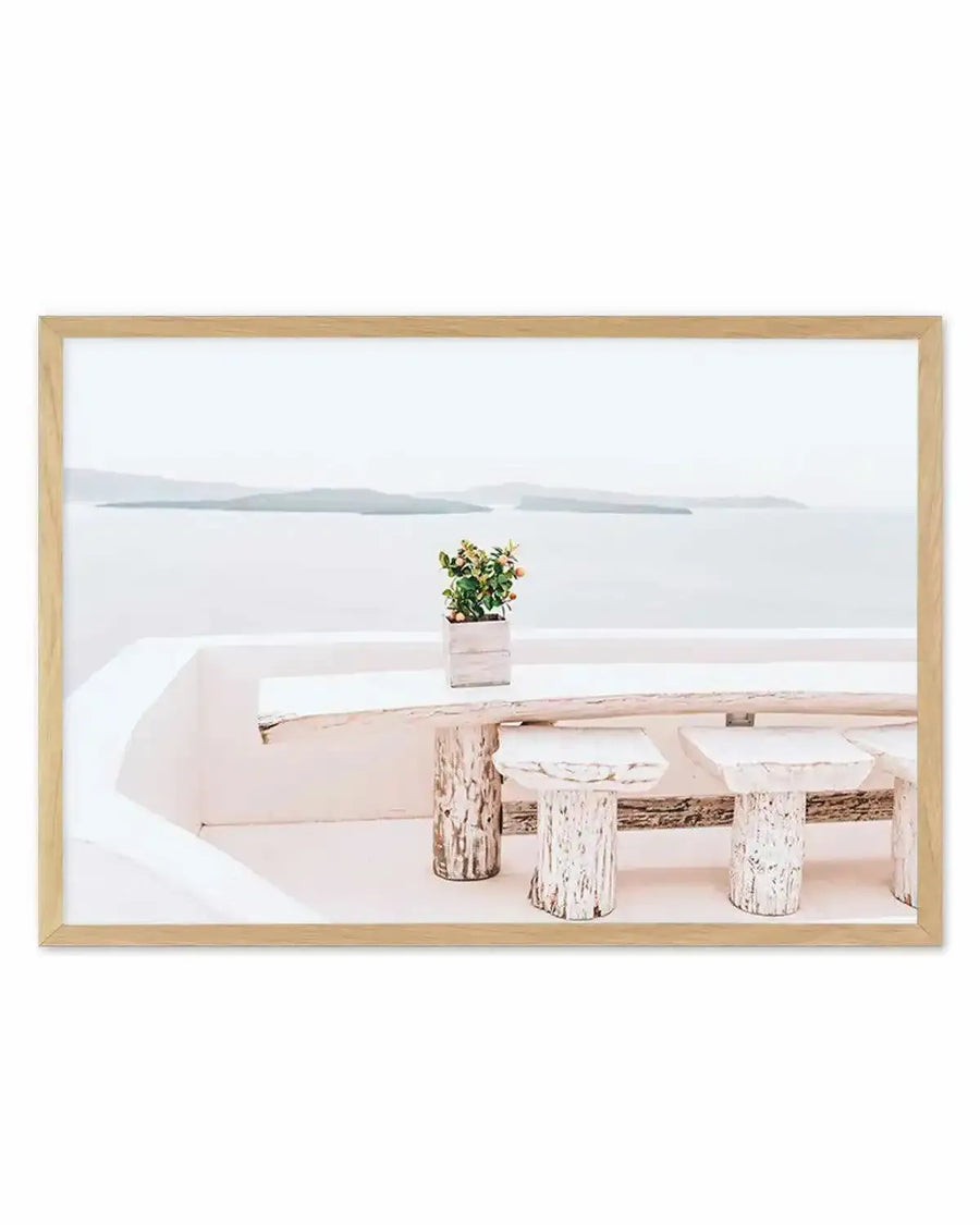 Orange Tree | Santorini Art Print from Olive et Oriel where you can shop wallpaper and artworks online