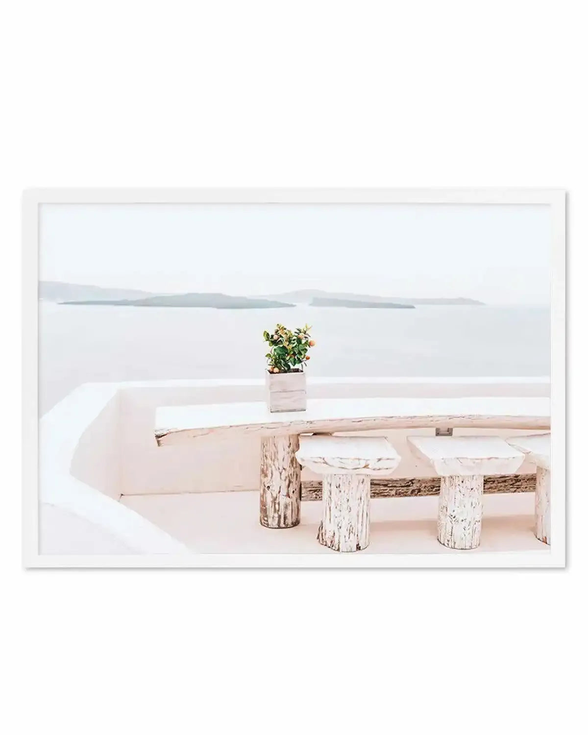 Orange Tree | Santorini Art Print from Olive et Oriel where you can shop wallpaper and artworks online