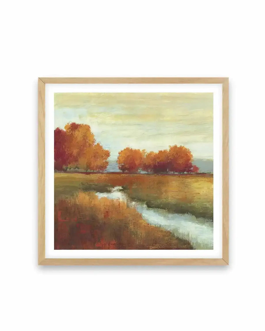 Orange Treescape Art Print from Olive et Oriel where you can shop wallpaper and artworks online