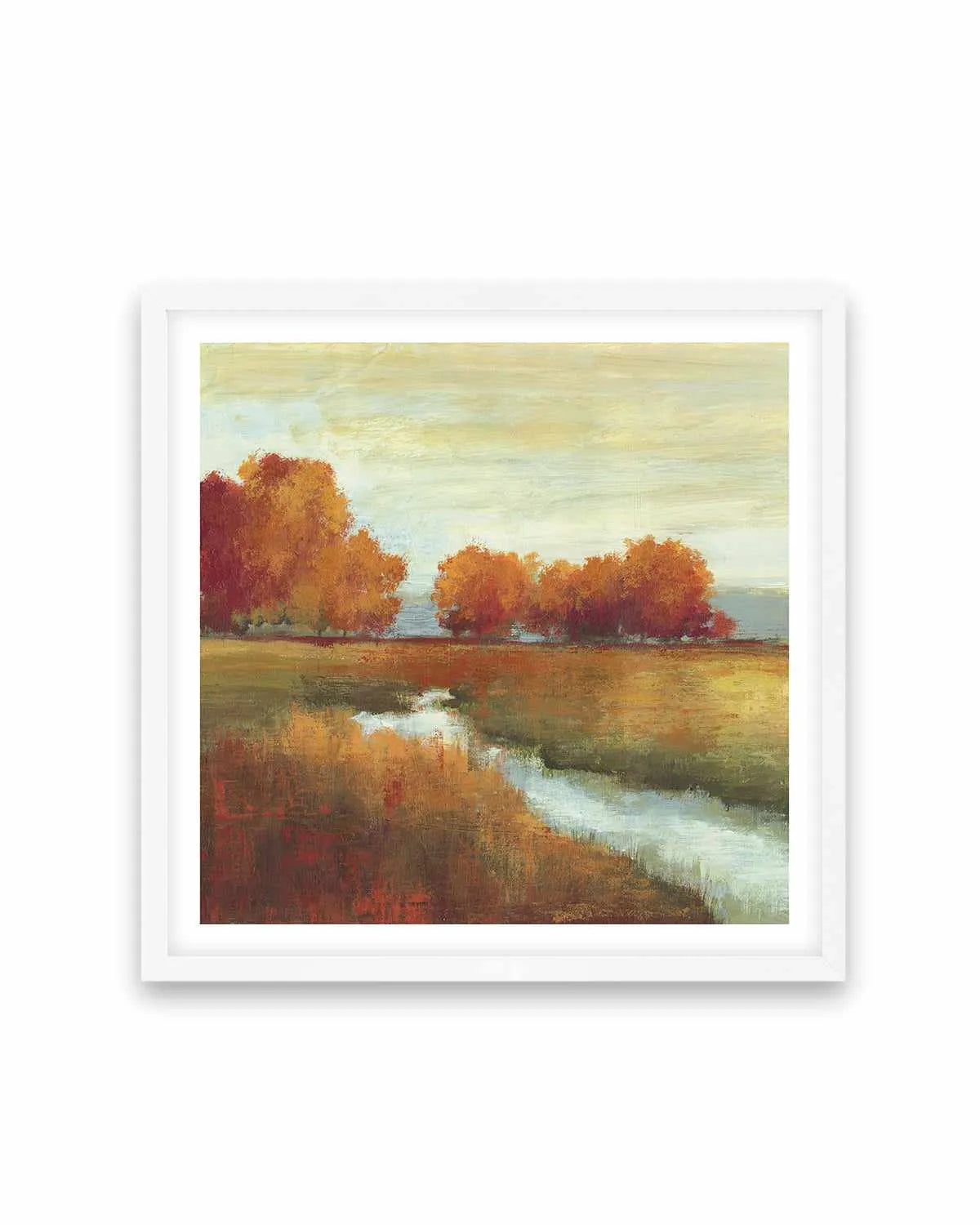 Orange Treescape Art Print from Olive et Oriel where you can shop wallpaper and artworks online