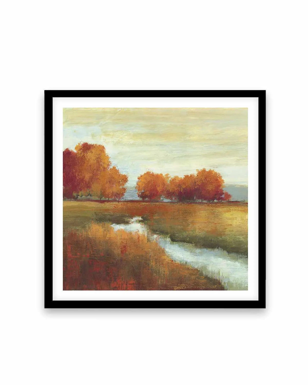 Orange Treescape Art Print from Olive et Oriel where you can shop wallpaper and artworks online
