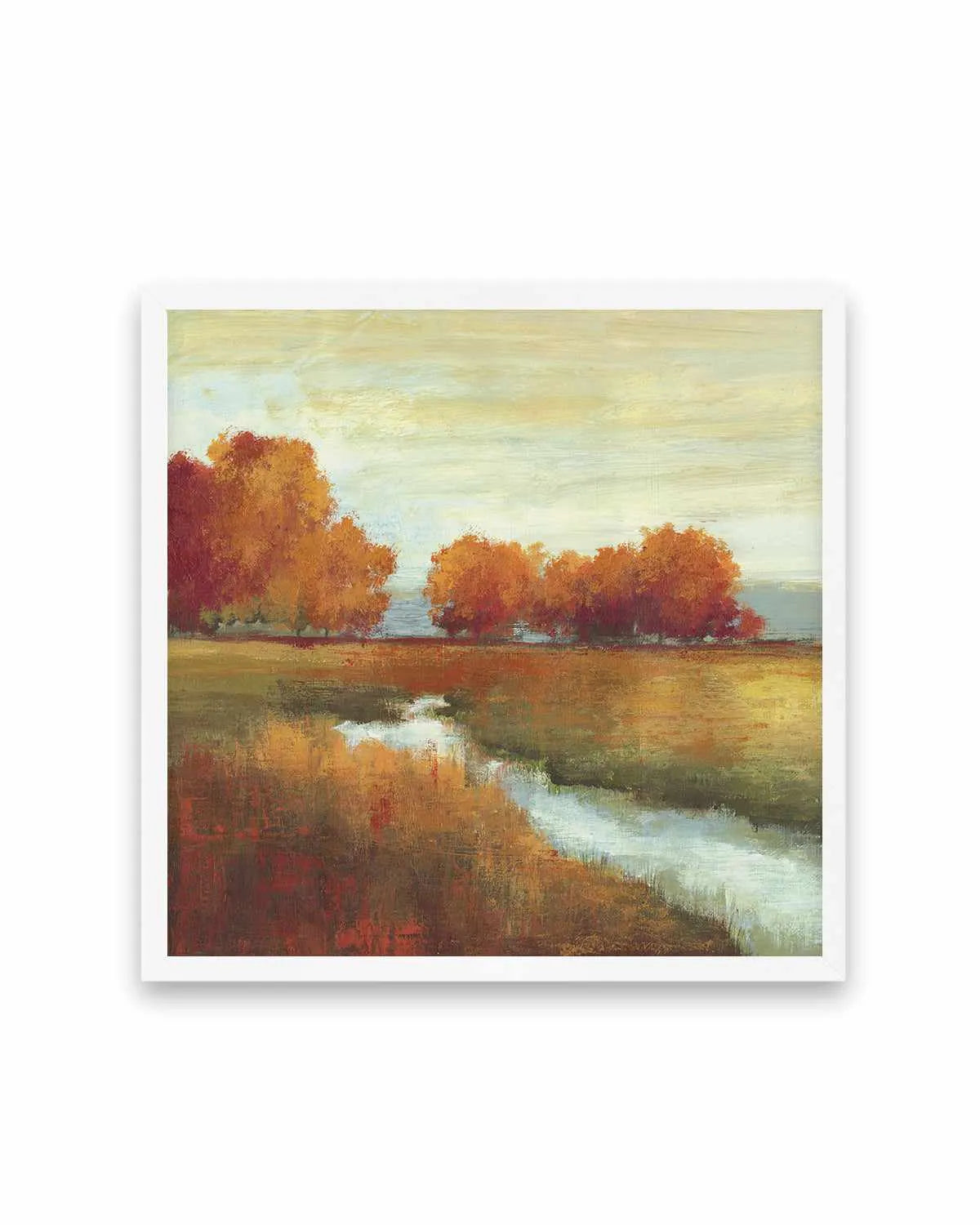 Orange Treescape Art Print from Olive et Oriel where you can shop wallpaper and artworks online