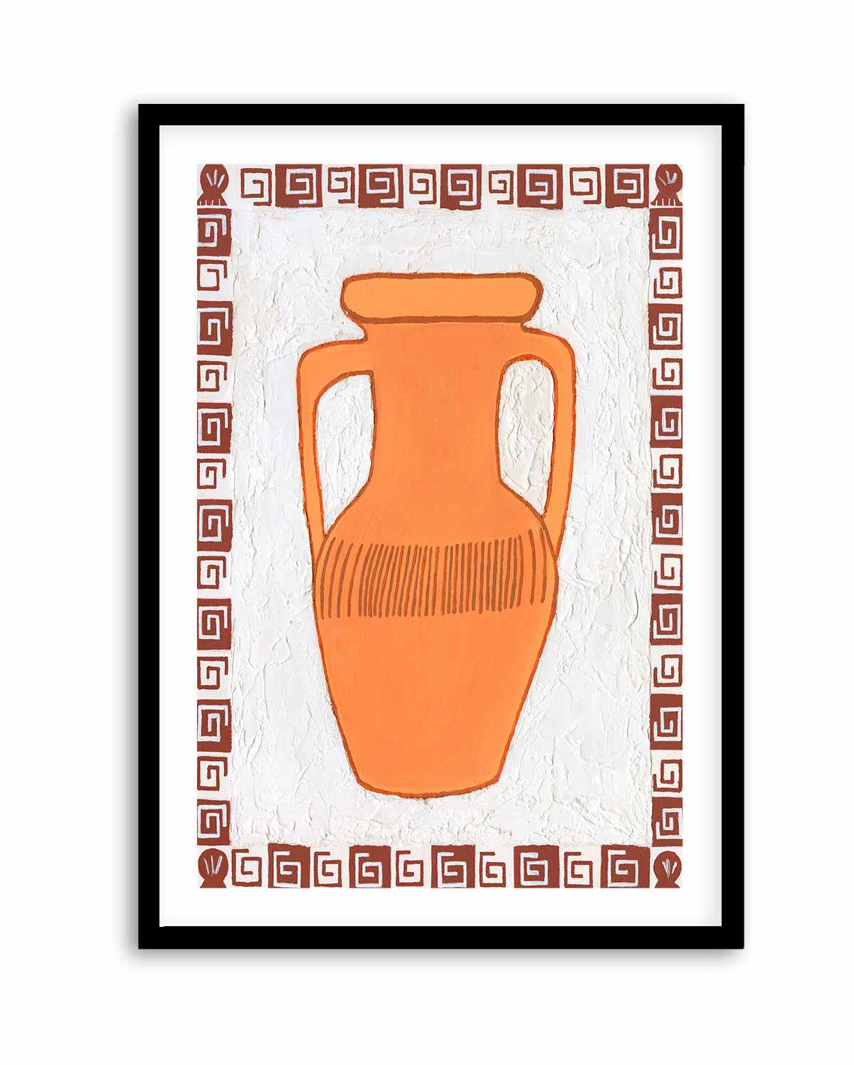 Orange Vase by Britney Turner | Art Print