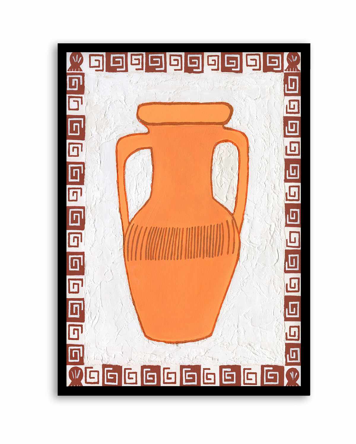 Orange Vase by Britney Turner | Art Print