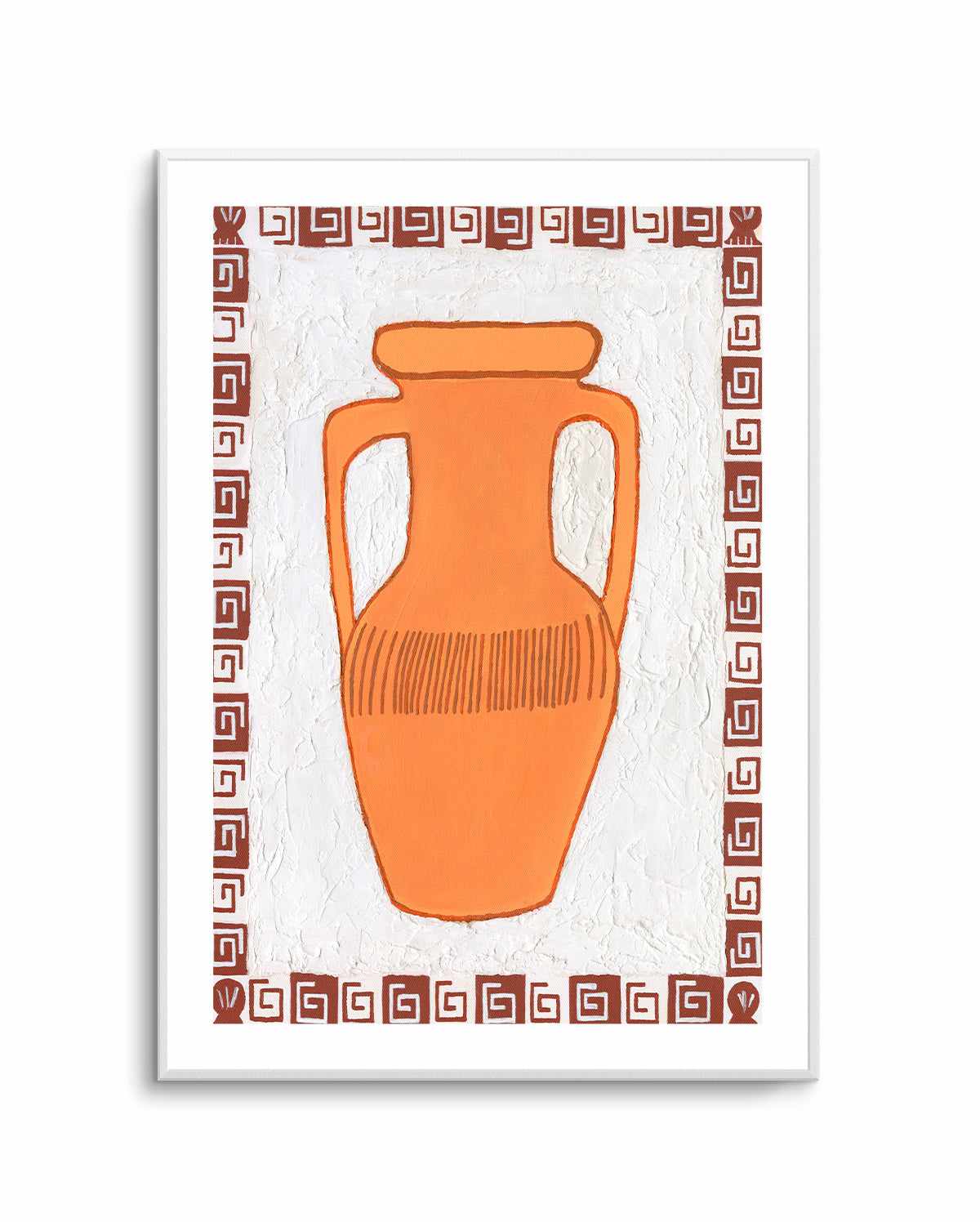 Orange Vase by Britney Turner | Art Print