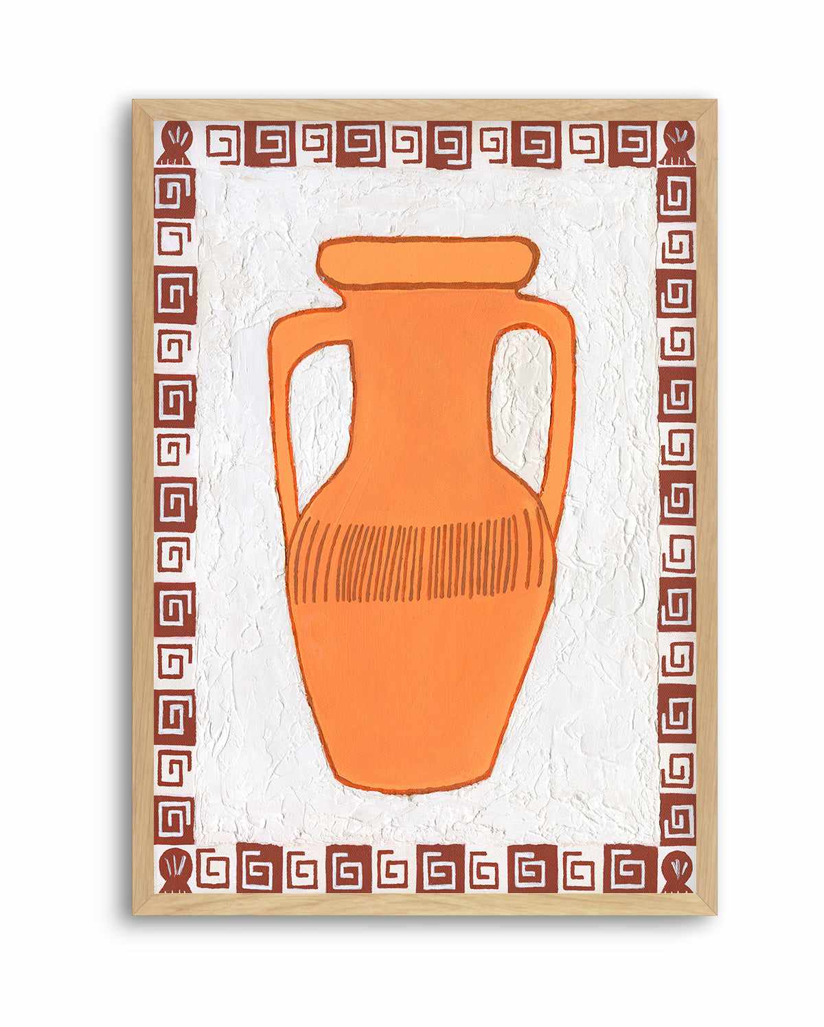 Orange Vase by Britney Turner | Art Print