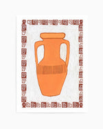 Orange Vase by Britney Turner | Art Print