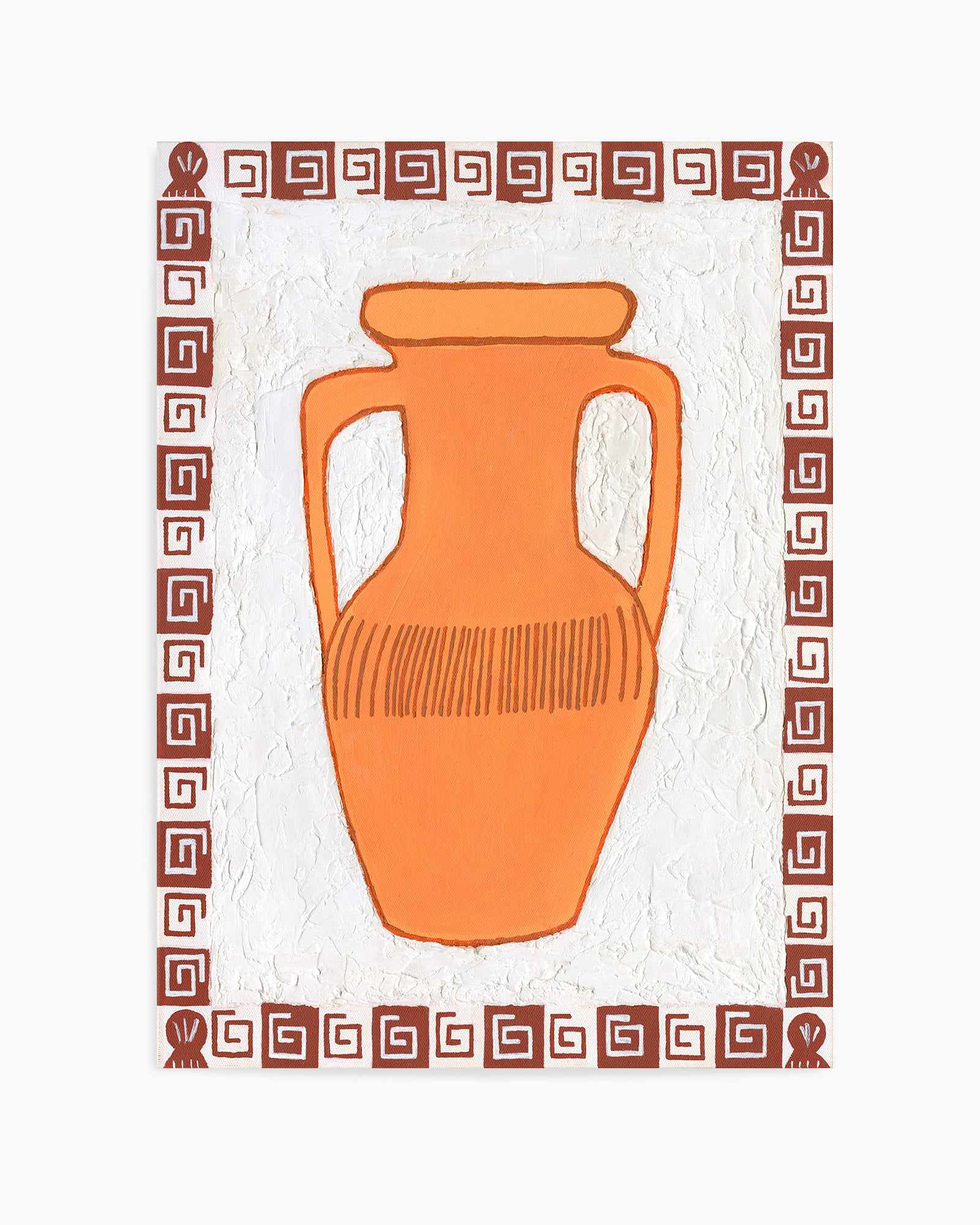 Orange Vase by Britney Turner | Art Print