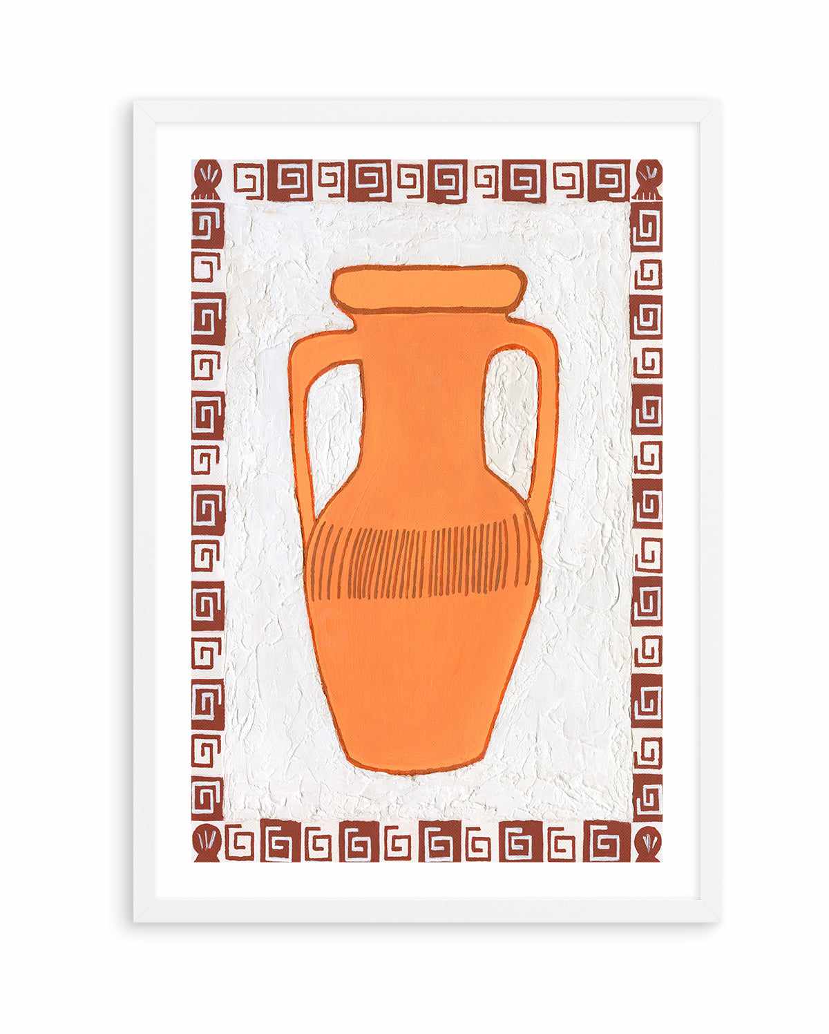 Orange Vase by Britney Turner | Art Print