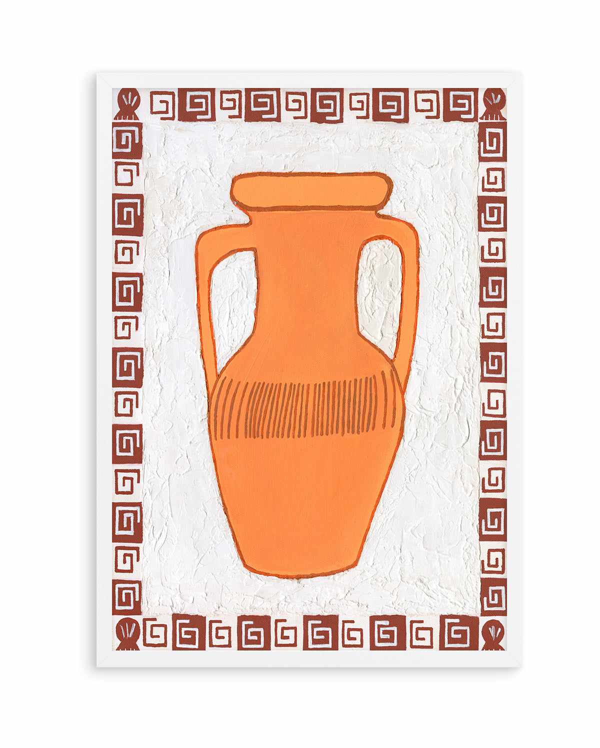 Orange Vase by Britney Turner | Art Print