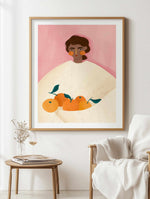 The Woman With the Oranges By Bea Muller | Art Print