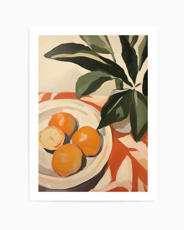 Oranges I | Art Print from Olive et Oriel where you can shop wallpaper and artworks online