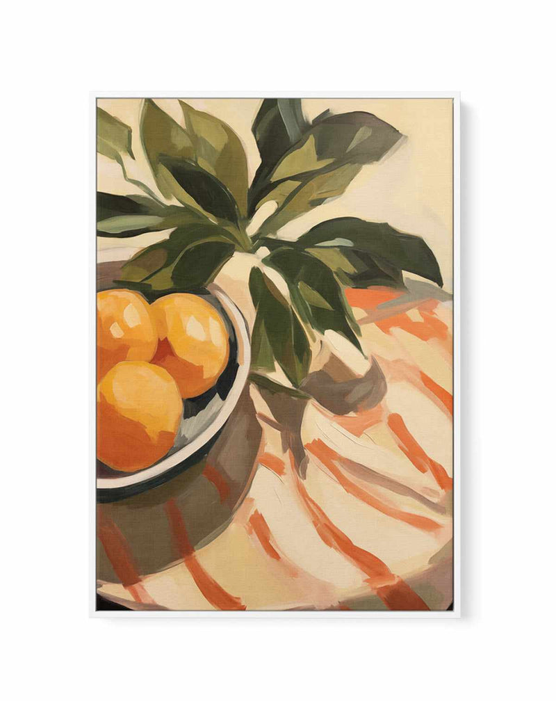 Oranges II | Framed Canvas Art Print from Olive et Oriel where you can shop wallpaper and artworks online