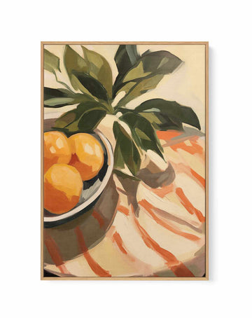 Oranges II | Framed Canvas Art Print from Olive et Oriel where you can shop wallpaper and artworks online