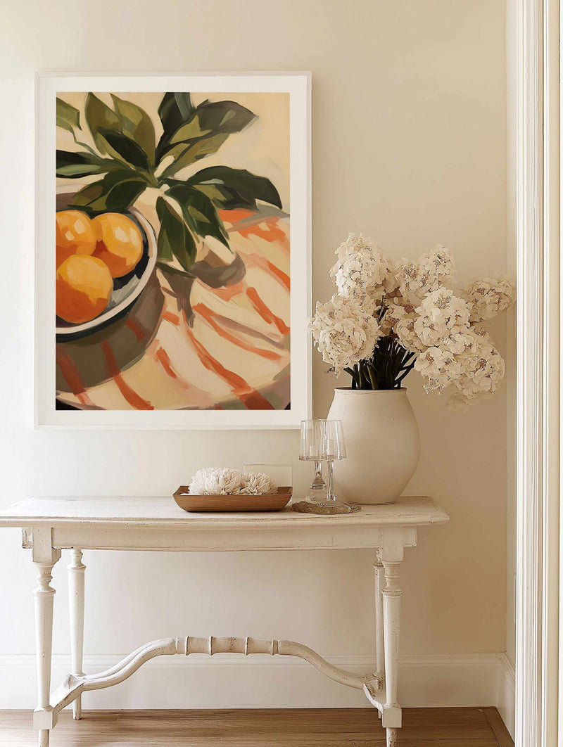 Oranges II | Art Print from Olive et Oriel where you can shop wallpaper and artworks online