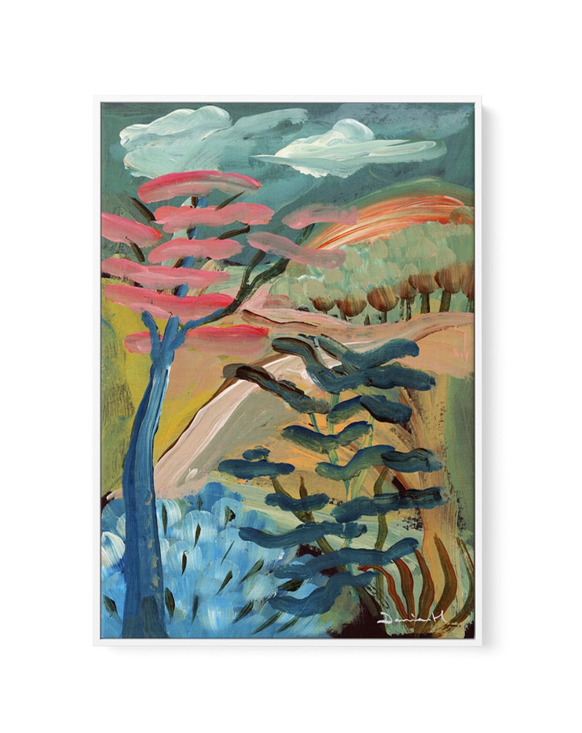 Orchard by Dan Hobday | Framed Canvas Art Print
