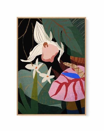 Orchid by Arty Guava | Framed Canvas Art Print from Olive et Oriel where you can shop wallpaper and artworks online