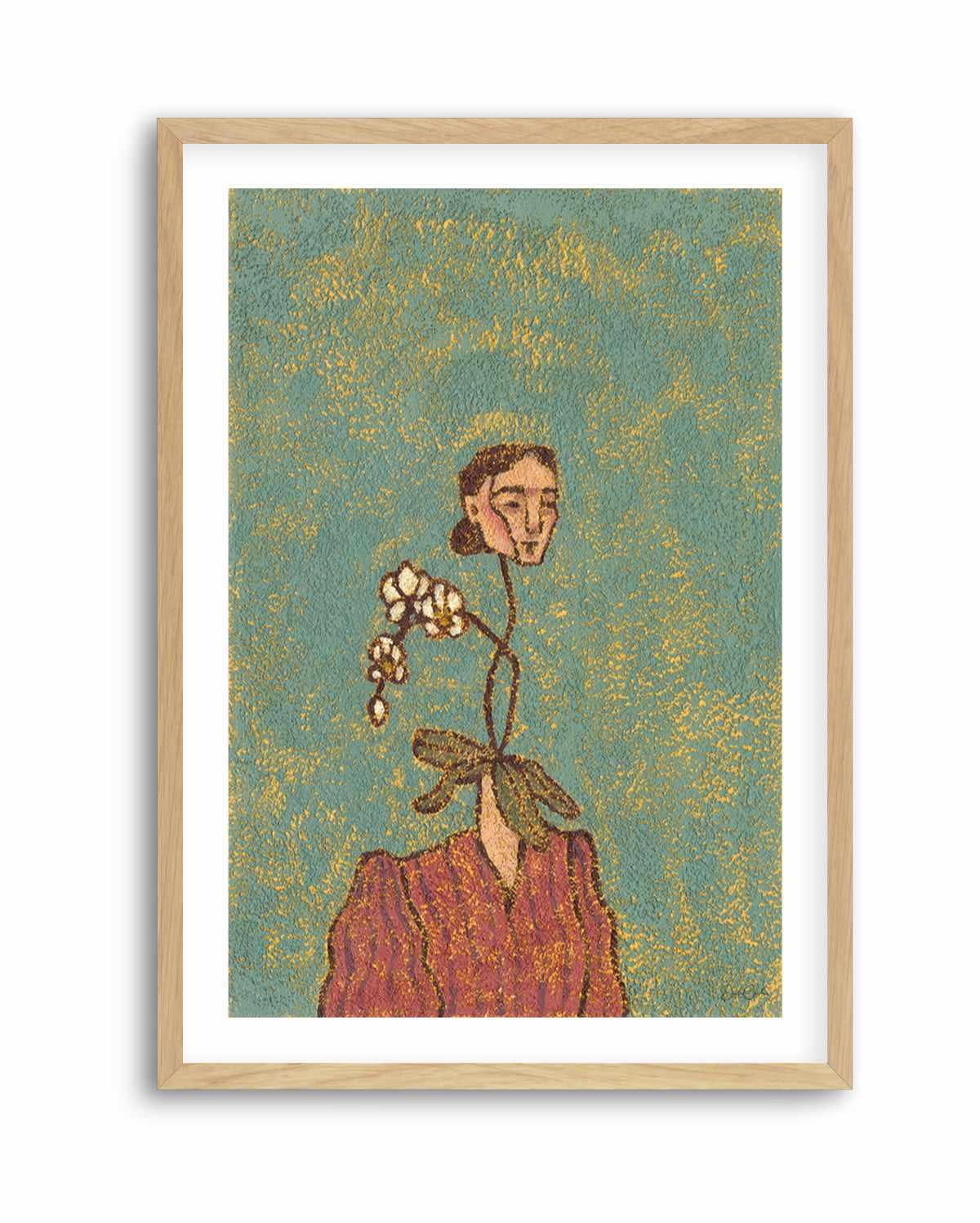 Orchid Daisy by Julie Celina | Art Print from Olive et Oriel where you can shop wallpaper and artworks online