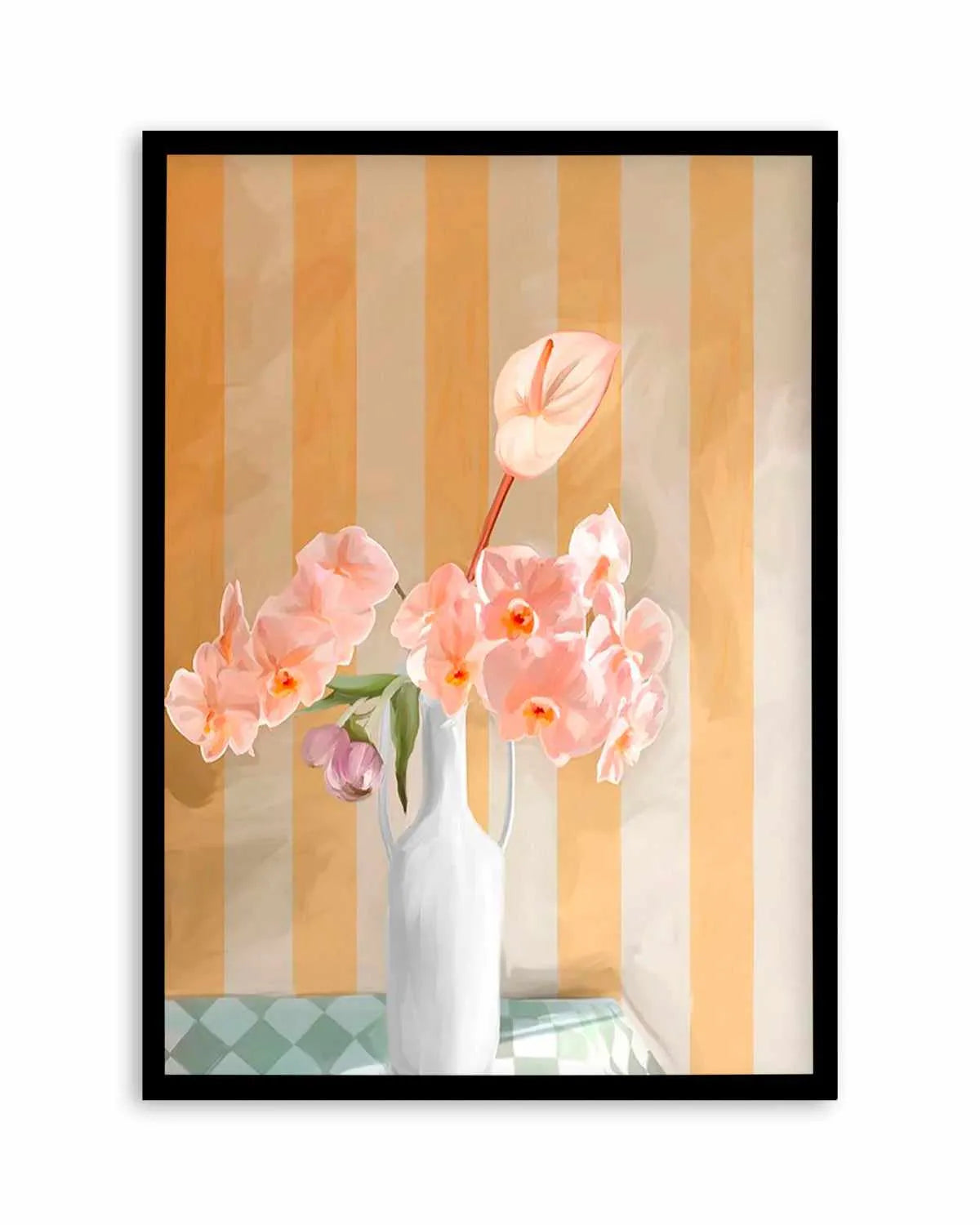 Orchids Art Print from Olive et Oriel where you can shop wallpaper and artworks online