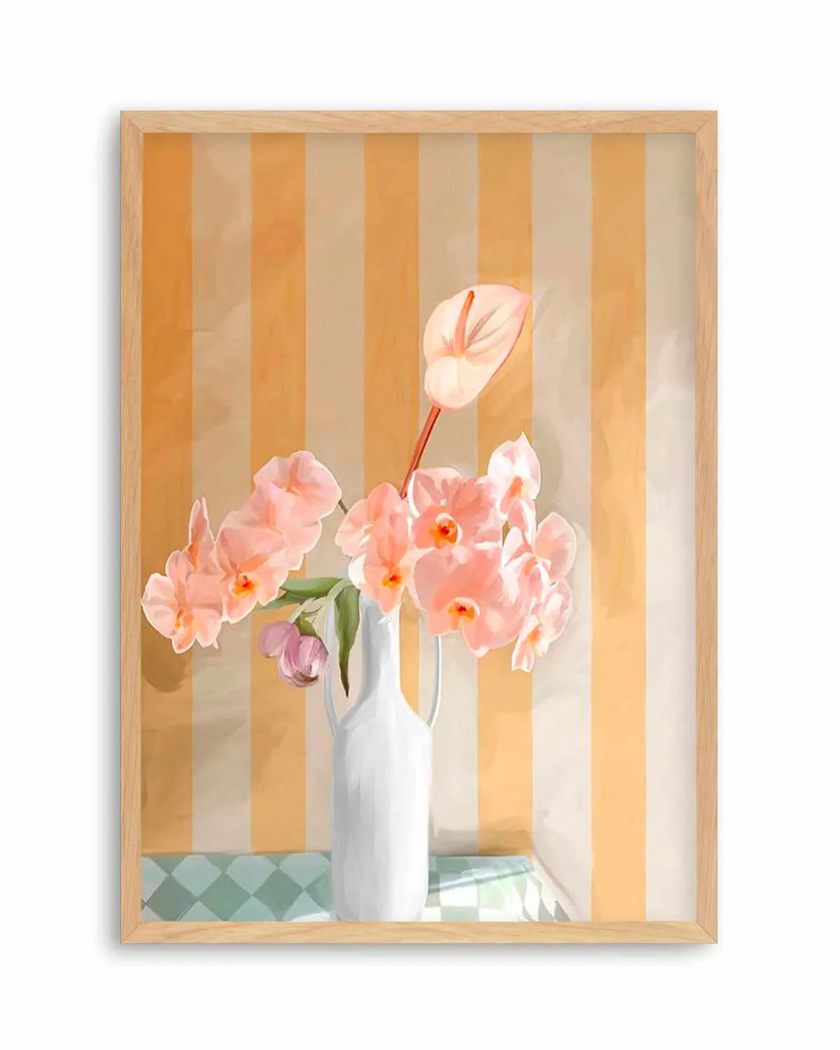 Orchids Art Print from Olive et Oriel where you can shop wallpaper and artworks online