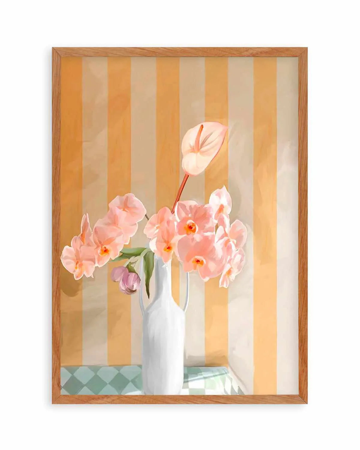 Orchids Art Print from Olive et Oriel where you can shop wallpaper and artworks online