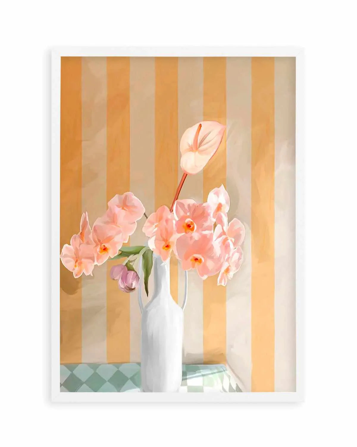 Orchids Art Print from Olive et Oriel where you can shop wallpaper and artworks online