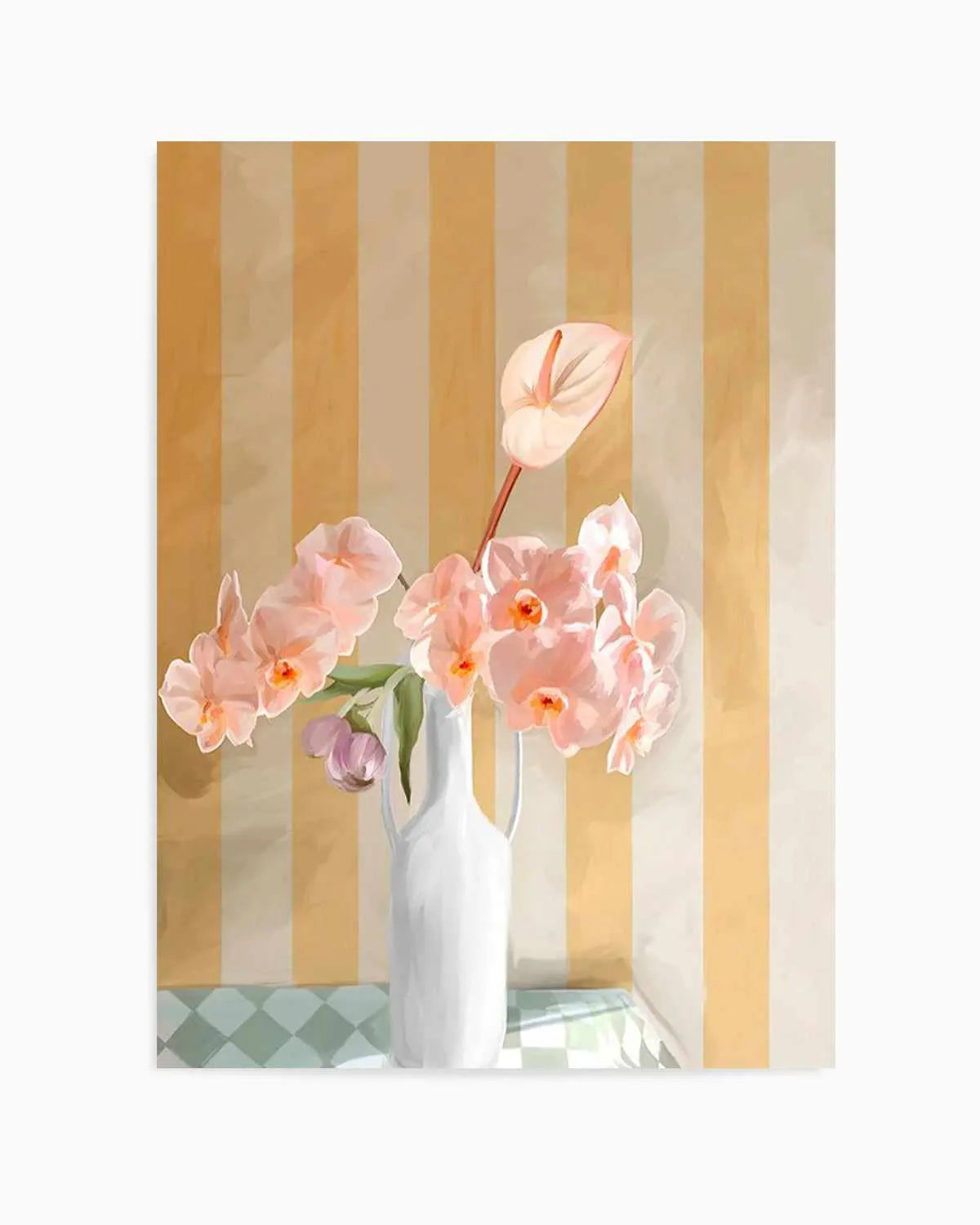 Orchids Art Print from Olive et Oriel where you can shop wallpaper and artworks online