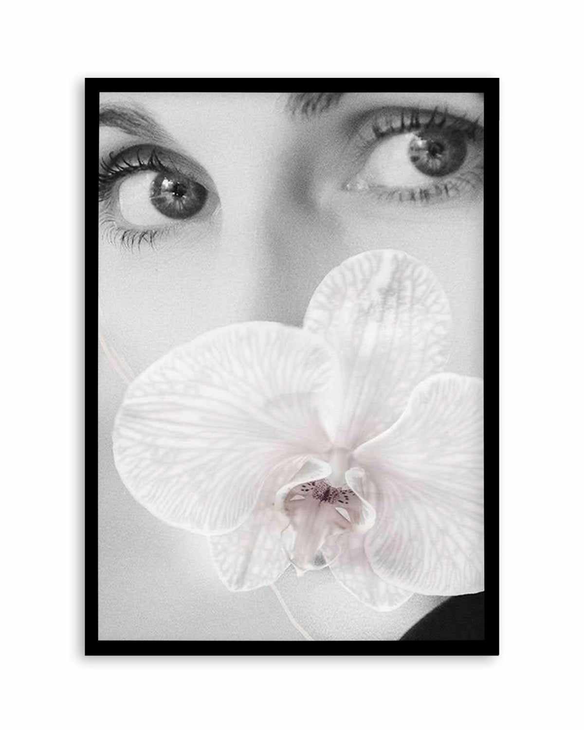 Orchids Girl I Art Print