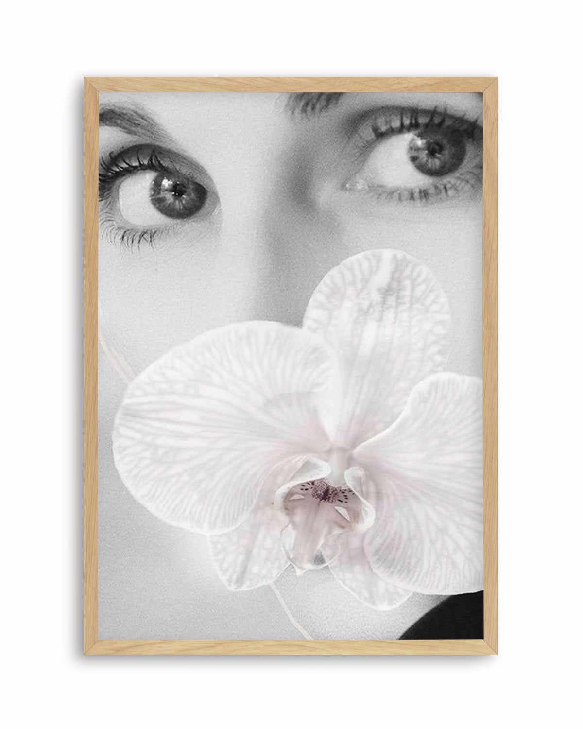 Orchids Girl I Art Print