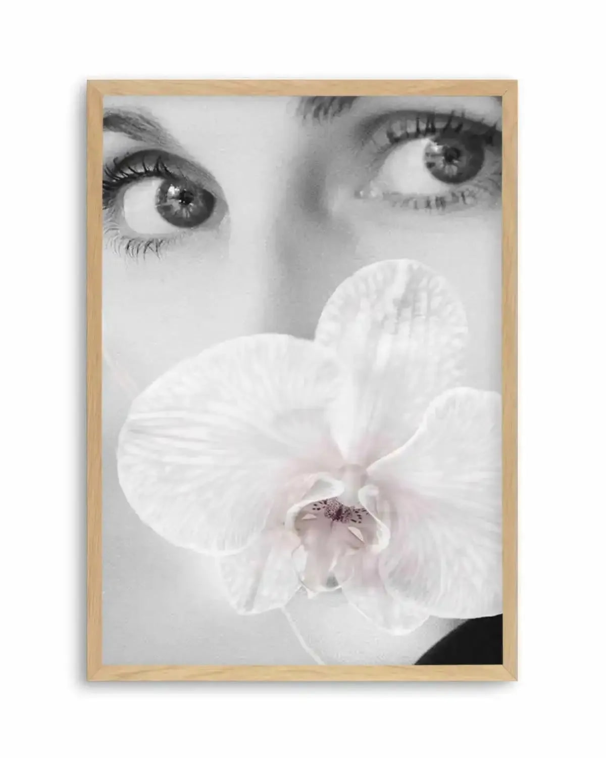 Orchids Girl I Art Print from Olive et Oriel where you can shop wallpaper and artworks online