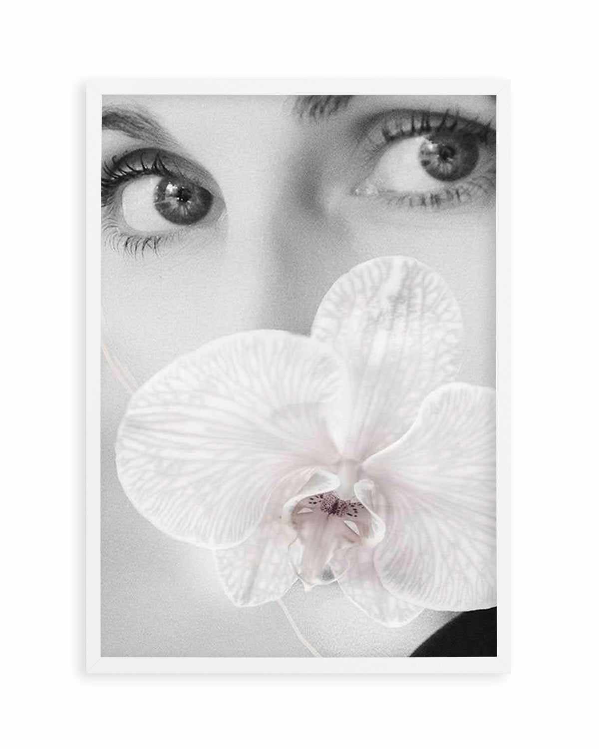 Orchids Girl I Art Print