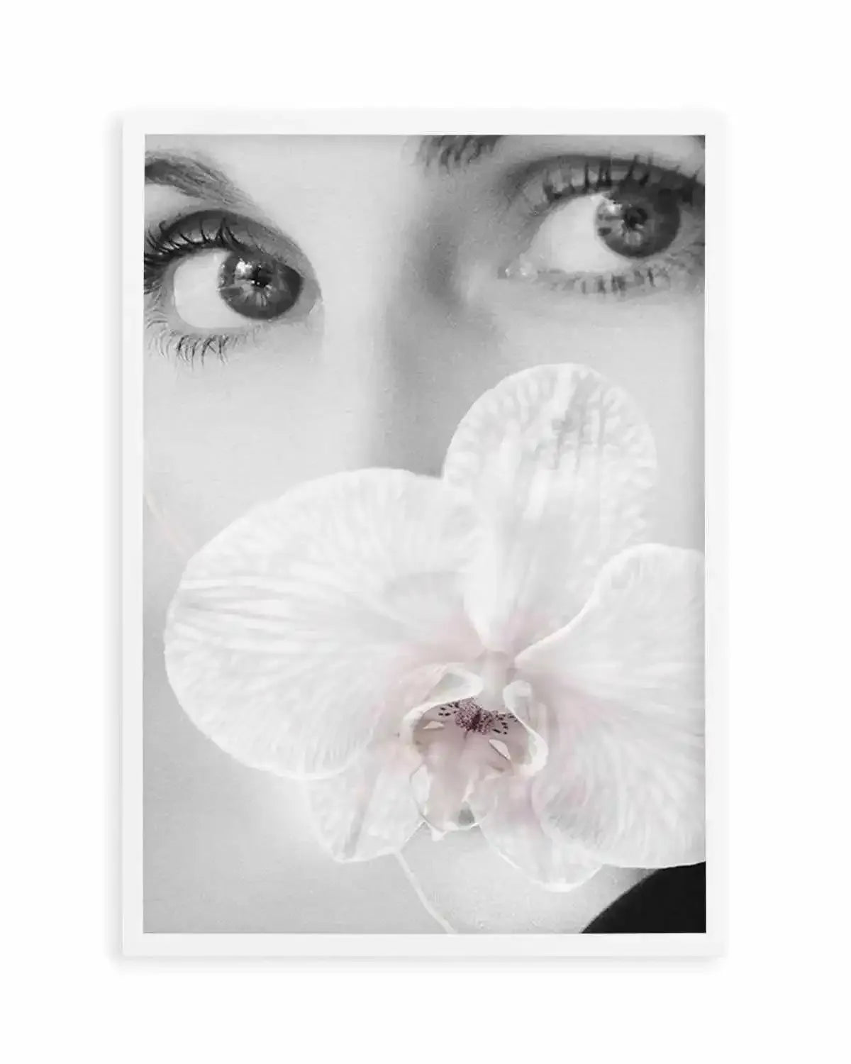 Orchids Girl I Art Print from Olive et Oriel where you can shop wallpaper and artworks online