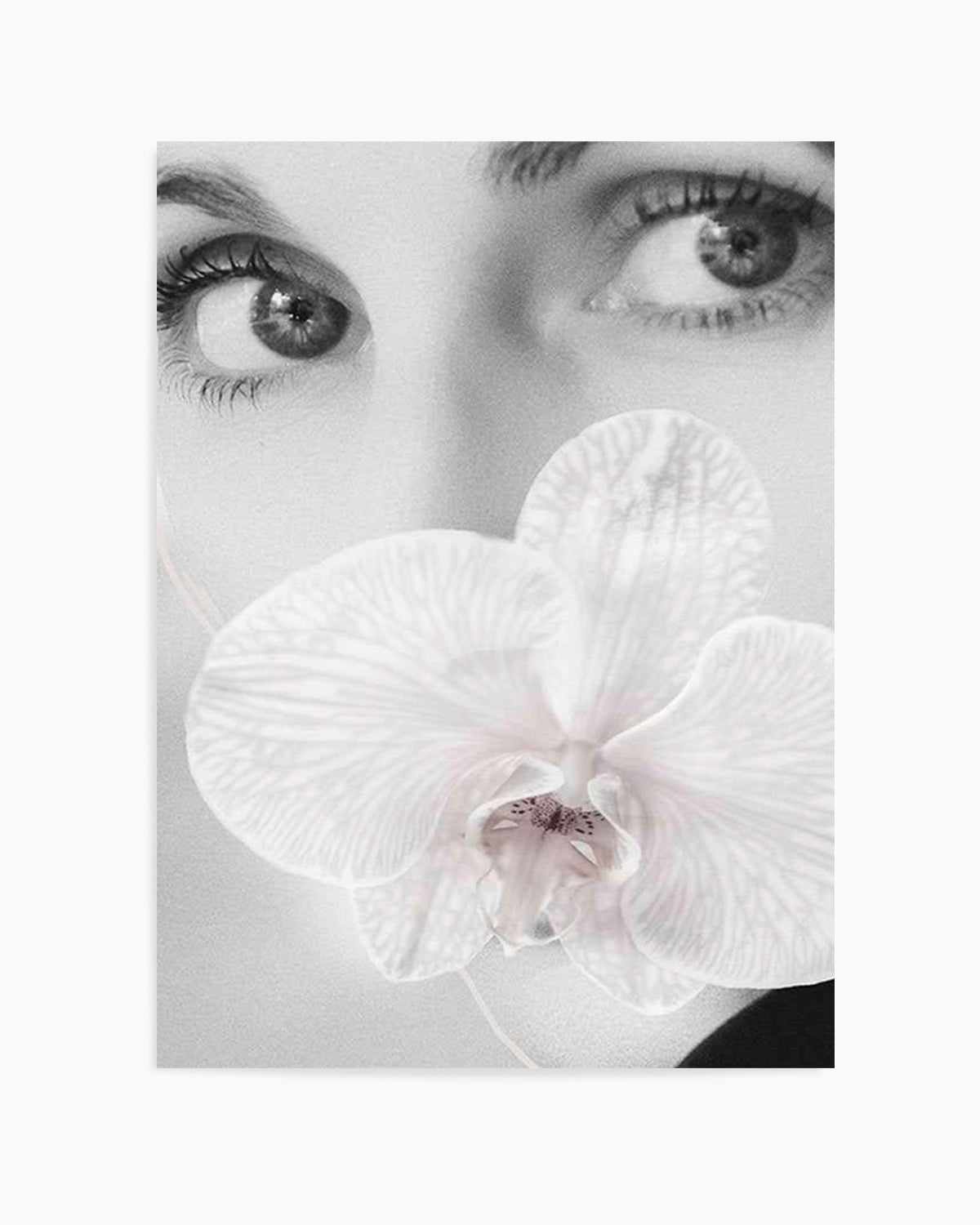 Orchids Girl I Art Print