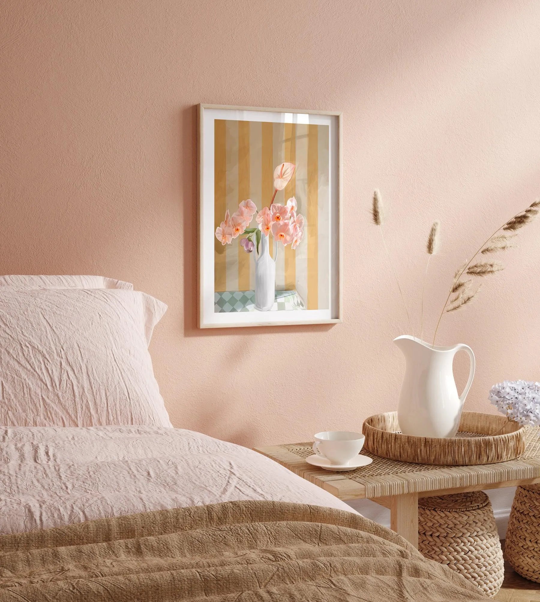 Orchids Art Print-PRINT-Olive et Oriel-Olive et Oriel-Buy-Australian-Art-Prints-Online-with-Olive-et-Oriel-Your-Artwork-Specialists-Austrailia-Decorate-With-Coastal-Photo-Wall-Art-Prints-From-Our-Beach-House-Artwork-Collection-Fine-Poster-and-Framed-Artwork