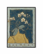 Orchids by Julie Celina | Framed Canvas Art Print