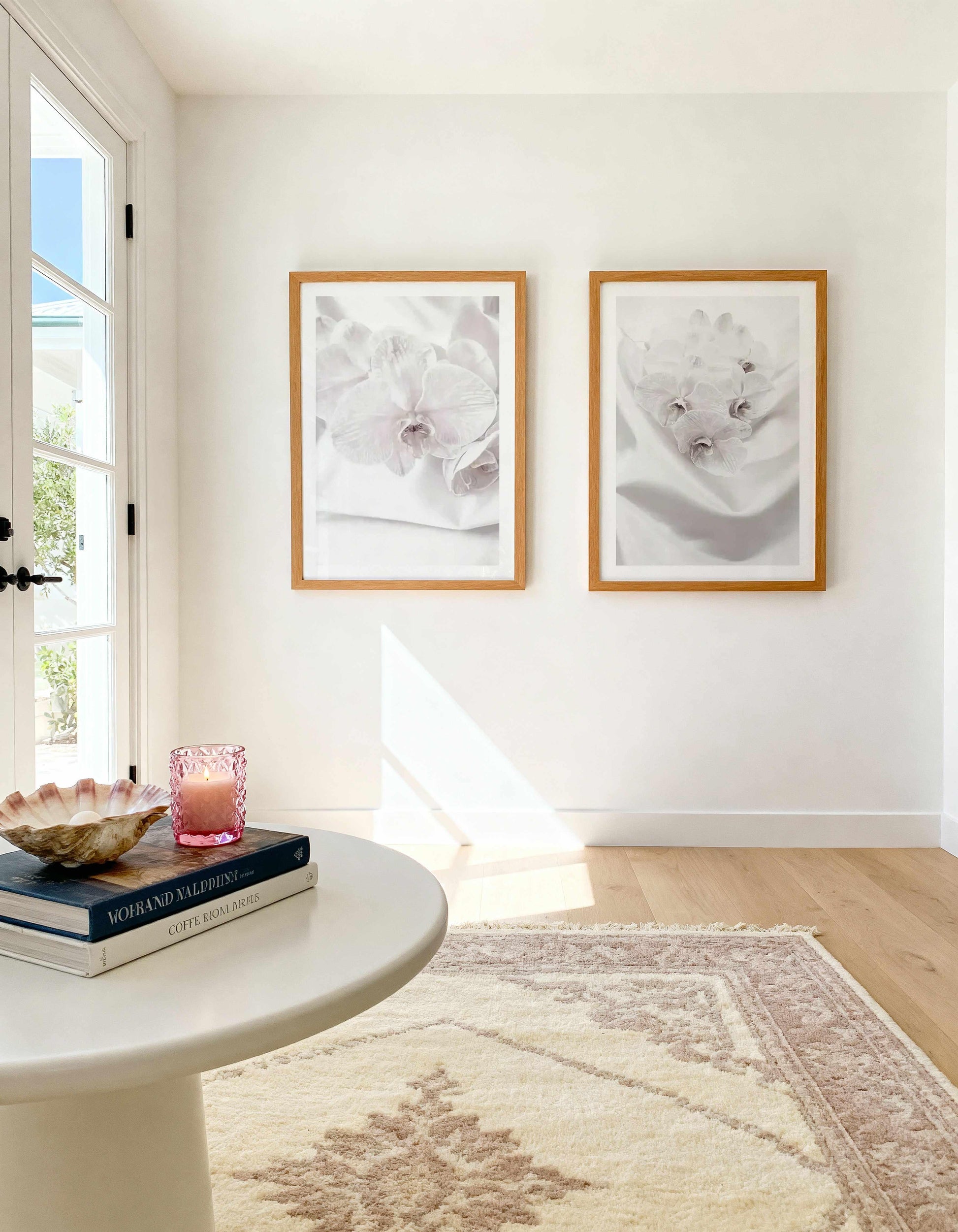 Orchids I & II Art Print Set of 2 | Matching Wall Art from Olive et Oriel where you can shop wallpaper and artworks online
