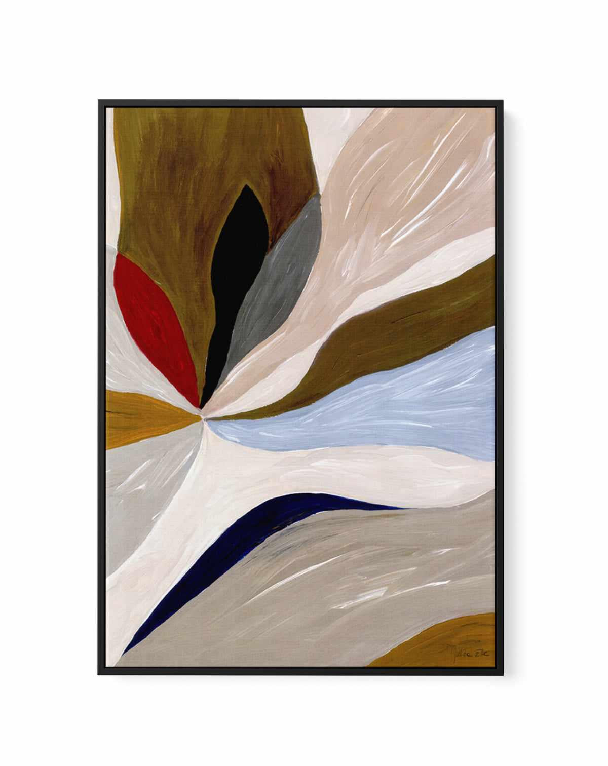 Organic 01 by Julita Elbe | Framed Canvas Art Print from Olive et Oriel where you can shop wallpaper and artworks online