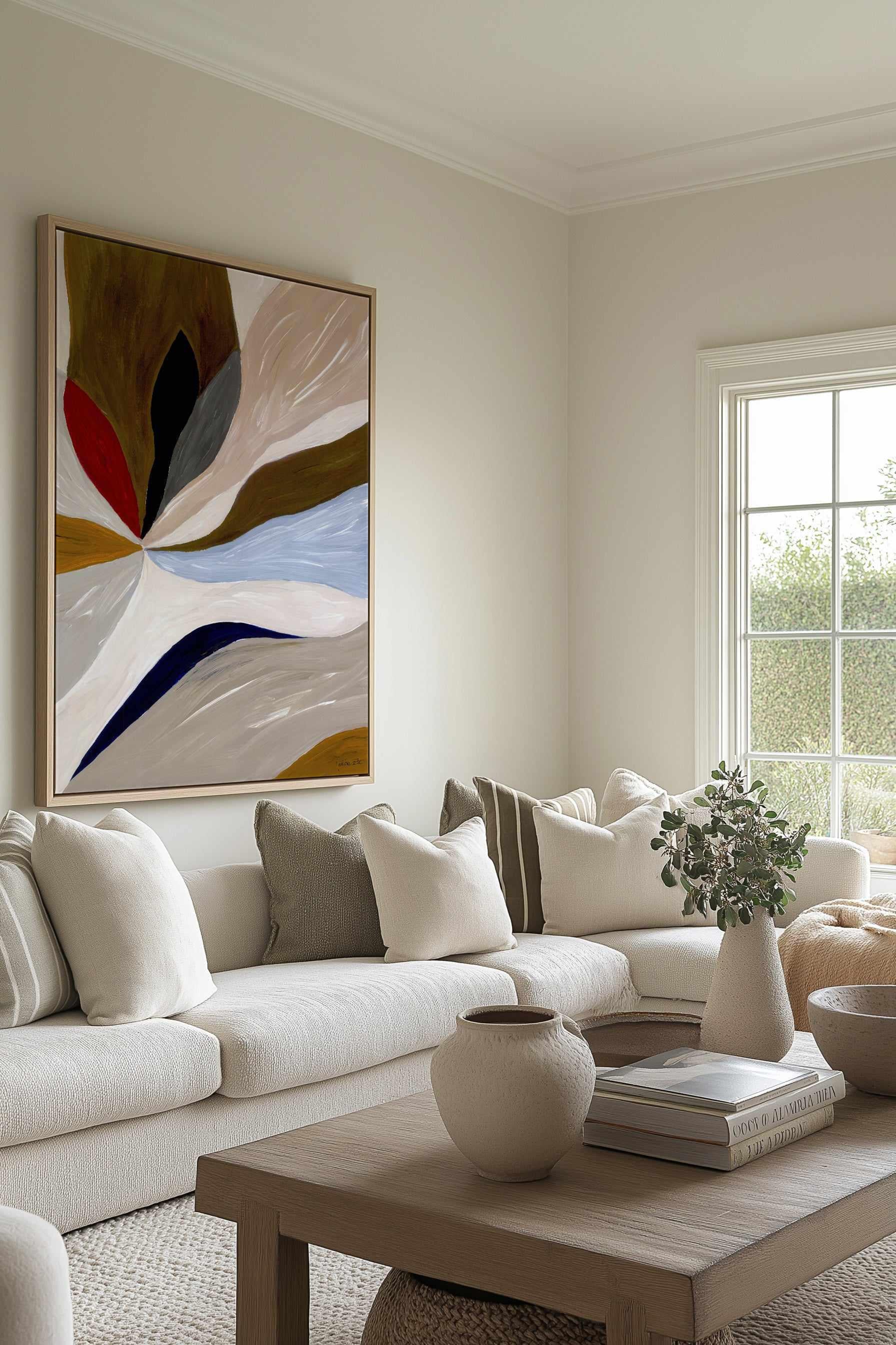 Organic 01 by Julita Elbe | Framed Canvas Art Print from Olive et Oriel where you can shop wallpaper and artworks online