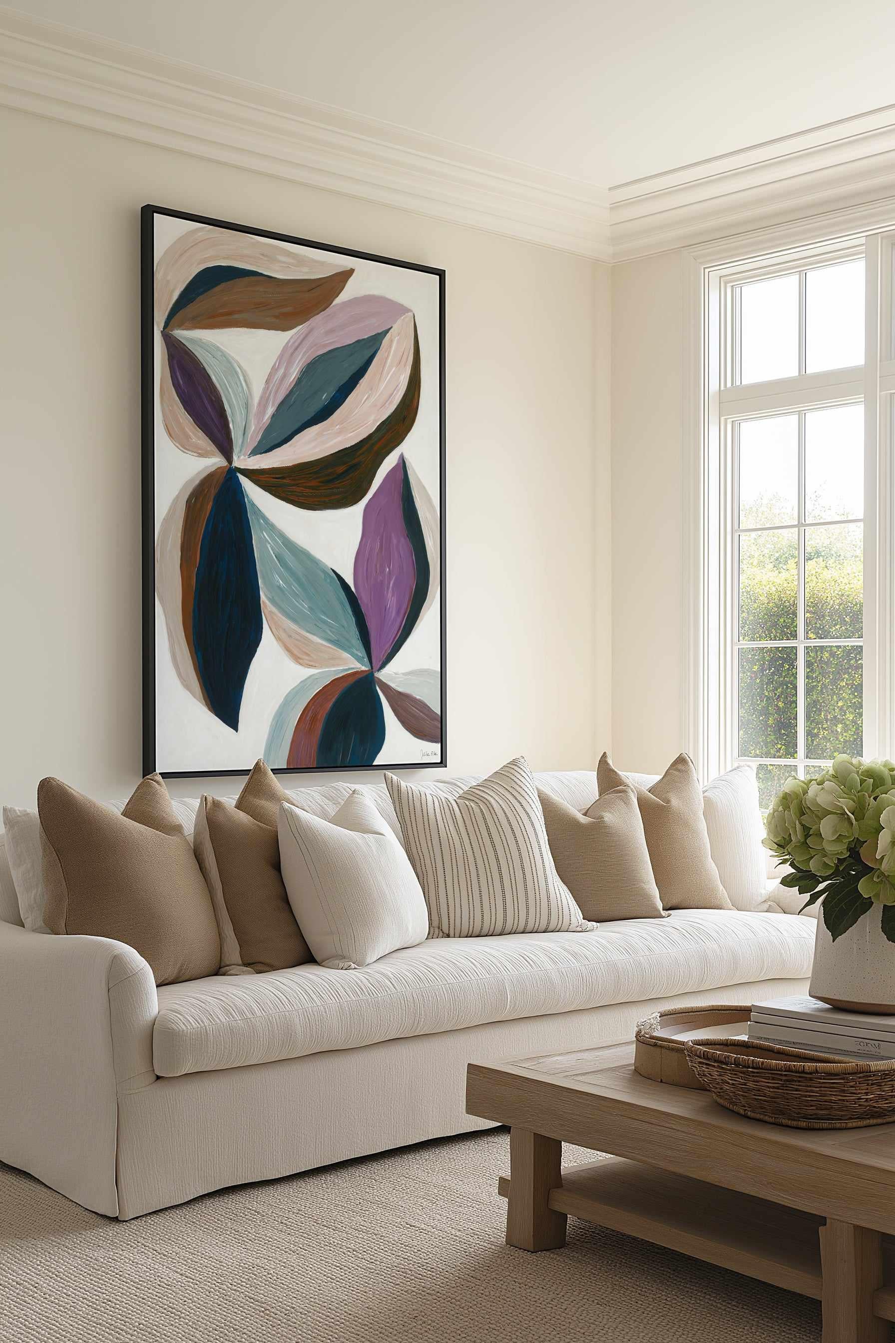 Organic 02 by Julita Elbe | Framed Canvas Art Print from Olive et Oriel where you can shop wallpaper and artworks online