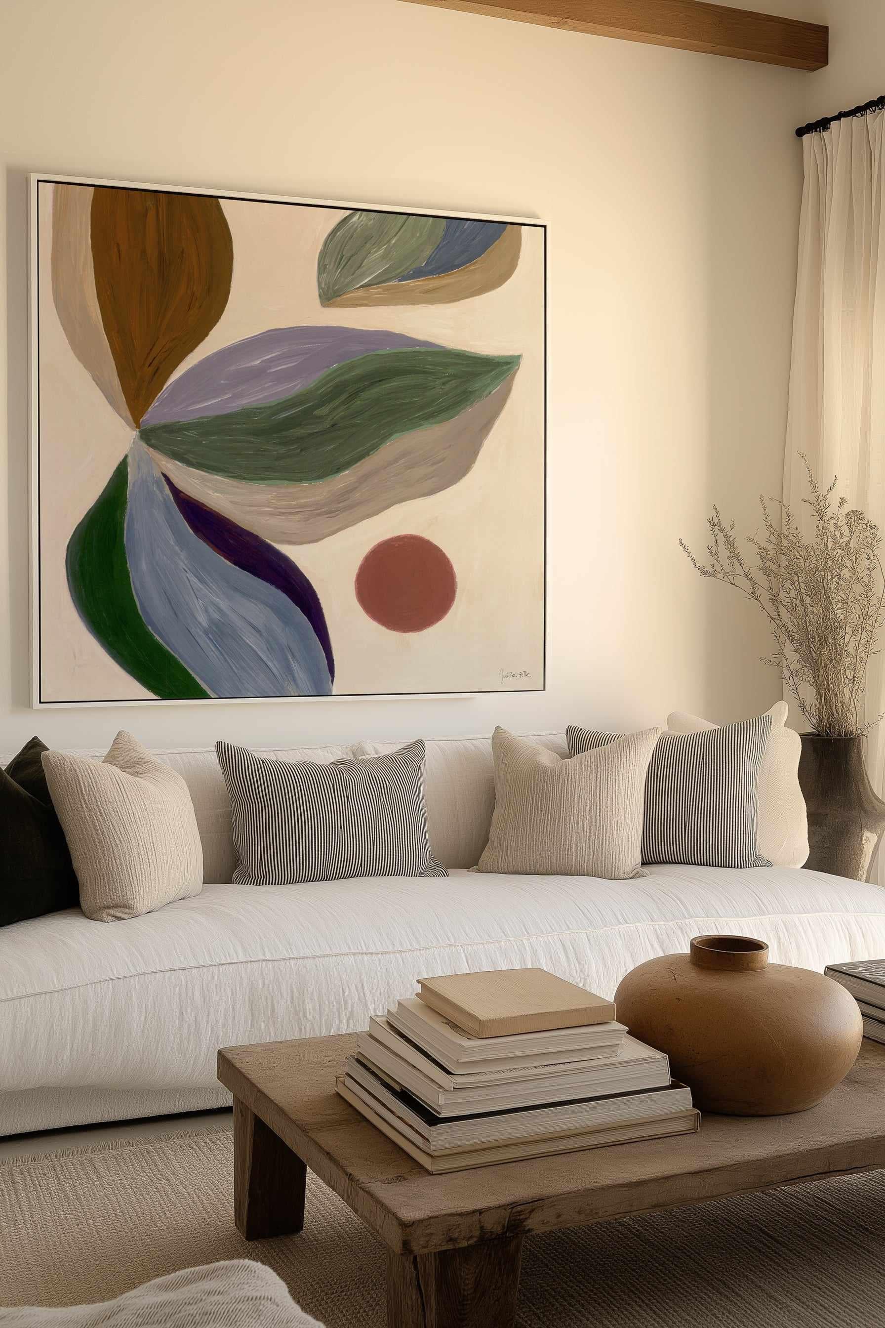 Organic 03 by Julita Elbe | Framed Canvas Art Print from Olive et Oriel where you can shop wallpaper and artworks online