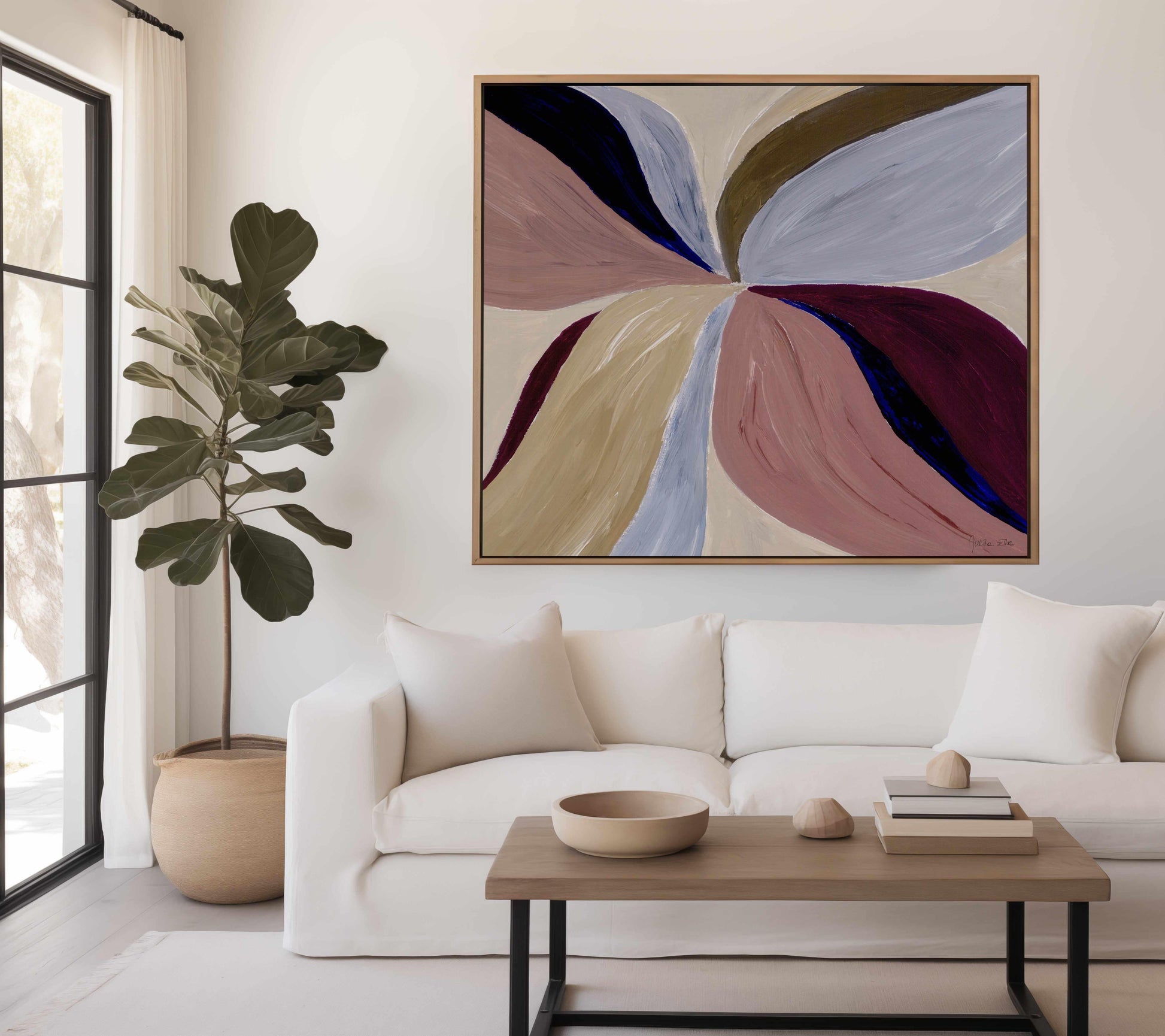 Organic 05 by Julita Elbe | Framed Canvas Art Print from Olive et Oriel where you can shop wallpaper and artworks online
